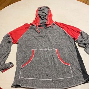 Black red and gray hoodie